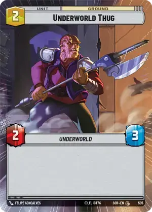 【SOR505/EN】Underworld Thug (HYPERSPACE)