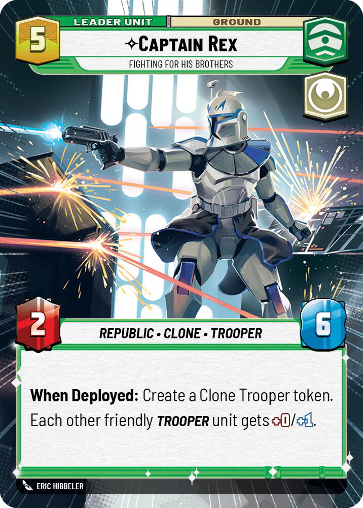 【傷あり特価】【TWI282/EN】Captain Rex - Fighting For His Brothers(HYPERSPACE)