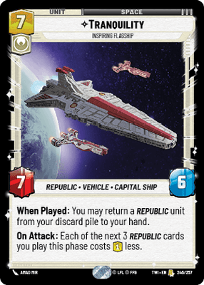 【傷あり特価】【TWI246/EN】Tranquility - Inspiring Flagship(FOIL)