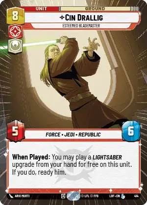 【LOF414/EN】Cin Drallig - Esteemed Blademaster(Hyperspace)