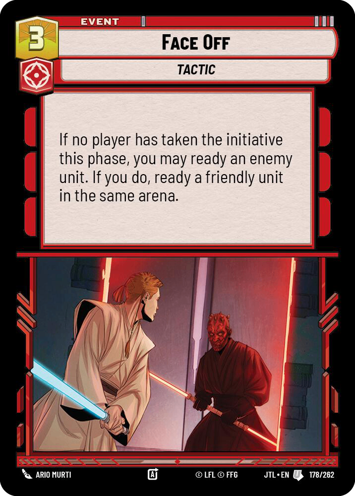 【JTL676/EN】Face Off(Foil)