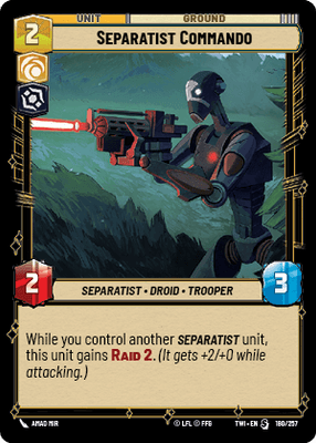 【傷あり特価】【TWI180/EN】Separatist Commando