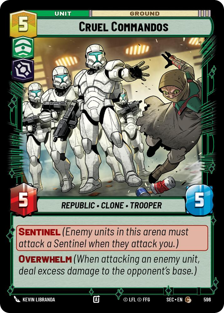 【SEC0596/EN】Cruel Commandos (Foil)