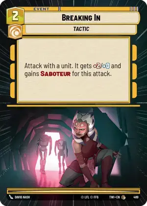 【傷あり特価】【TWI489/EN】Breaking In(HYPERSPACE)
