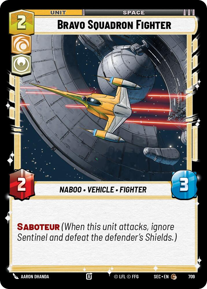 【SEC0709/EN】Bravo Squadron Fighter (Foil)