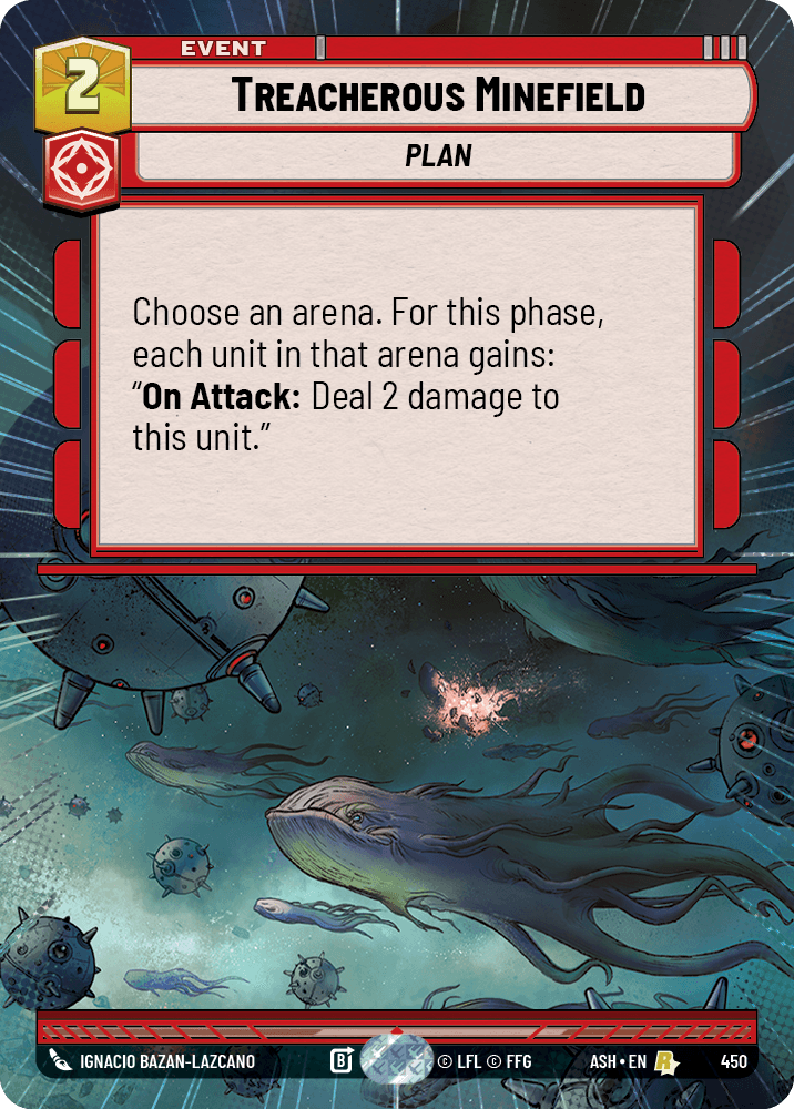【ASH450/EN】Treacherous Minefield (Hyperspace)