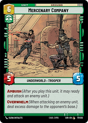 【傷あり特価】【SOR117/EN】Mercenary Company