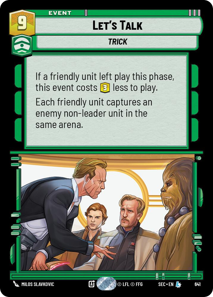 【SEC0641/EN】Let's Talk (Foil)