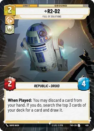 【傷あり特価】【TWI458/EN】R2-D2 - Full of Solutions(HYPERSPACE)