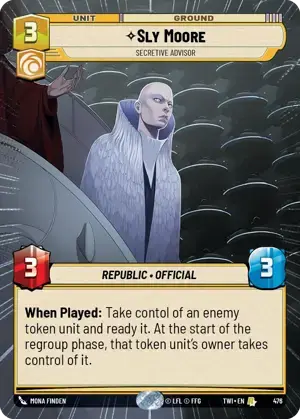 【TWI476/EN】Sly Moore - Secretive Advisor(HYPERSPACE)