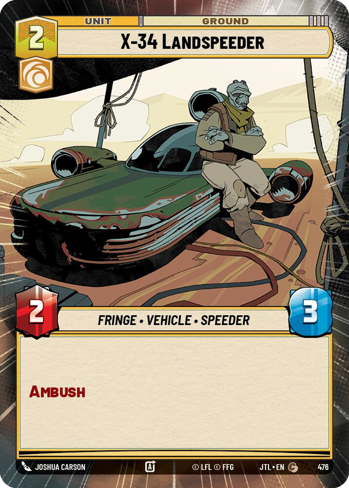 【JTL476/EN】X-34 Landspeeder (Hyperspace)