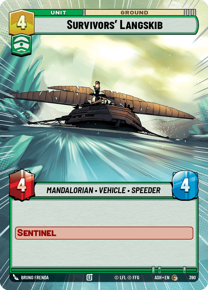 【ASH390/EN】Survivors' Langskib (Hyperspace)