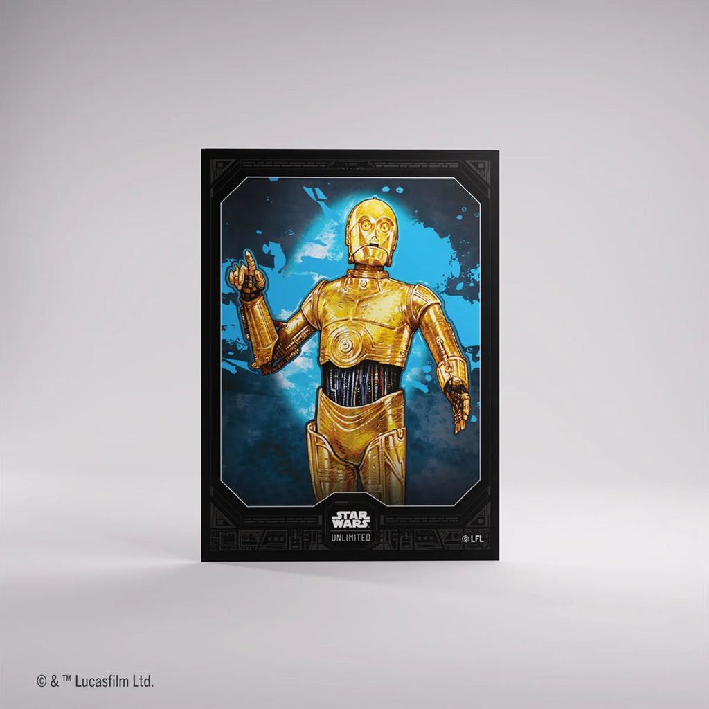 【GAMEGENIC】SWU ART SLEEVES - C-3PO※配送方法はゆうパックをご選択ください