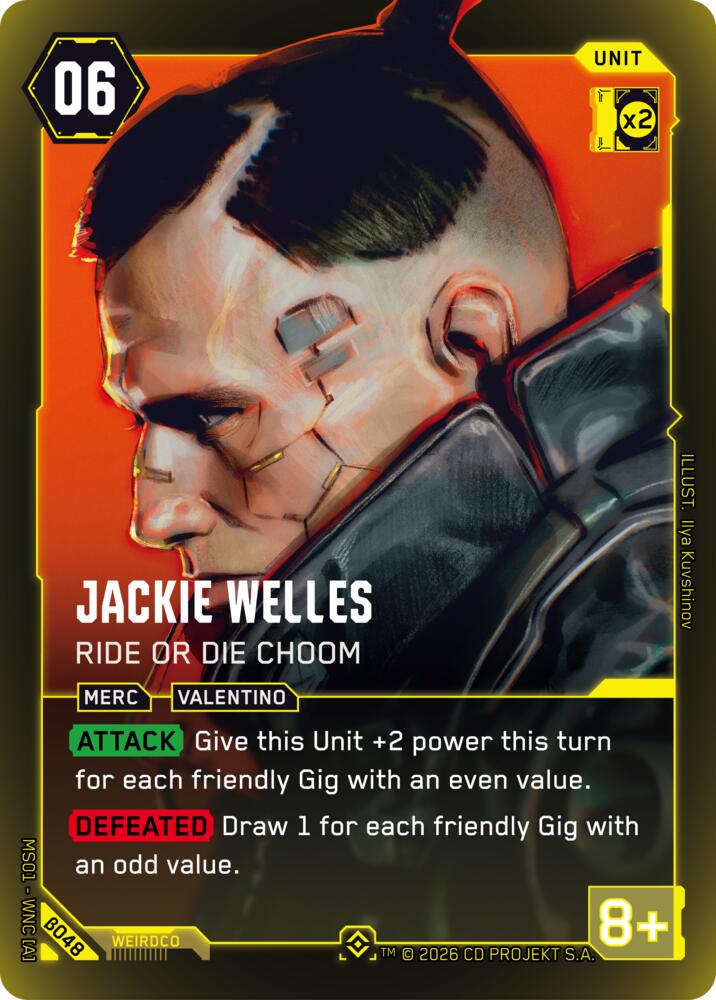 【WNCBβ048/EN】Jackie Welles: Ride or Die Choom