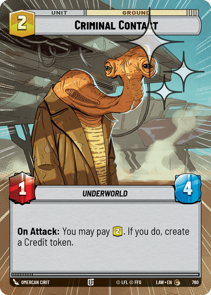 【LAW760/EN】Criminal Contact (Hyperspace/Foil)