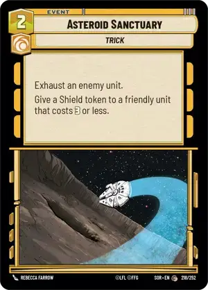 【傷あり特価】【SOR218/EN】Asteroid Sanctuary(FOIL)
