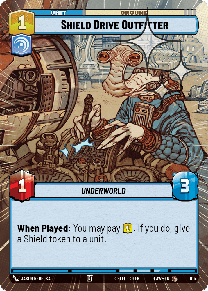 【LAW615/EN】Shield Drive Outfitter (Hyperspace/Foil)