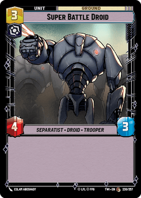 【傷あり特価】【TWI230/EN】Super Battle Droid(FOIL)