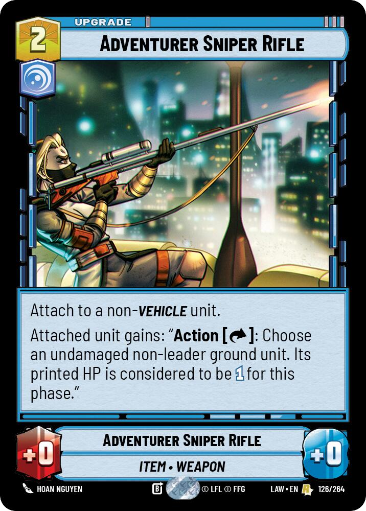 【LAW126/EN】Adventurer Sniper Rifle