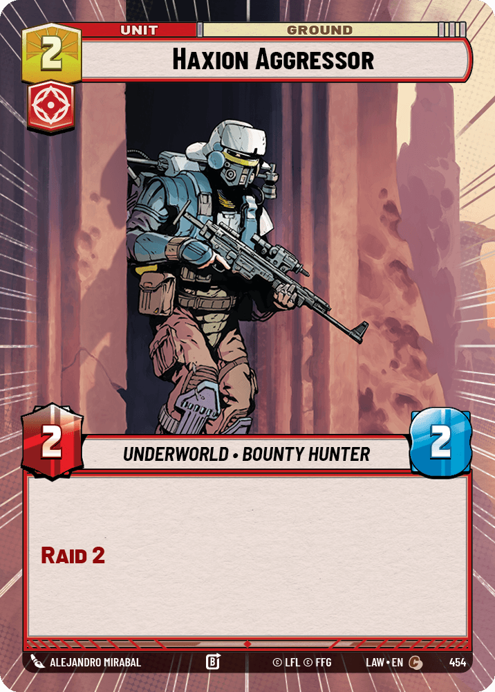 【LAW454/EN】Haxion Aggressor (Hyperspace)