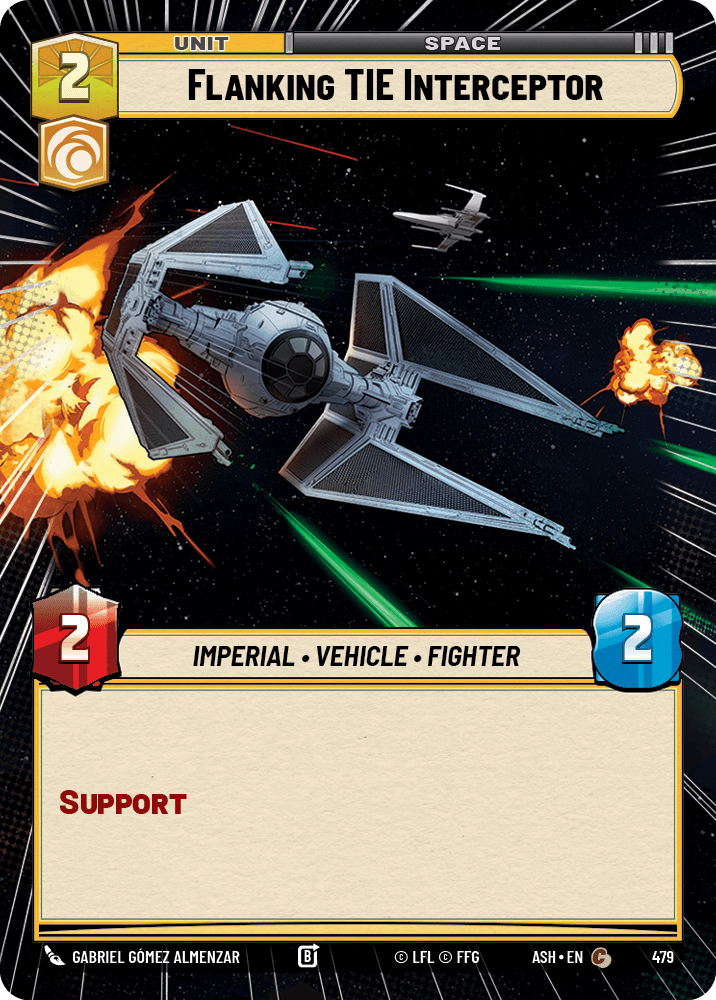 【ASH479/EN】Flanking TIE Interceptor (Hyperspace)