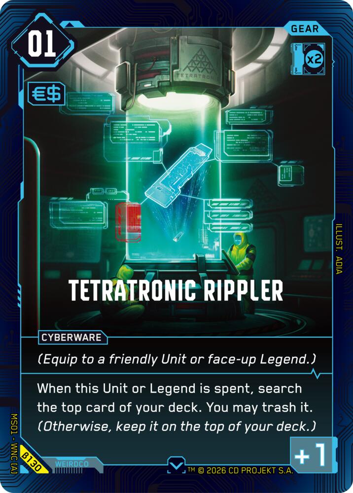 【WNCBβ130/EN】Tetratronic Rippler