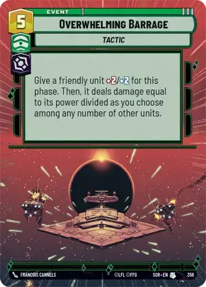 【SOR356/EN】Overwhelming Barrage (HYPERSPACE)