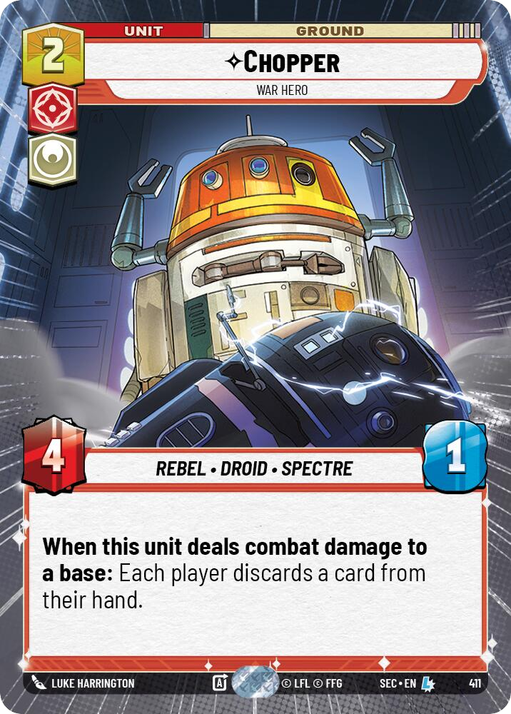 【SEC0411/EN】Chopper - War Hero (Hyperspace)