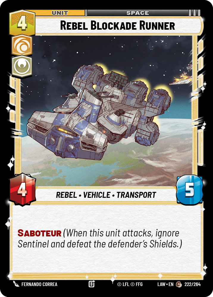 【LAW222/EN】Rebel Blockade Runner