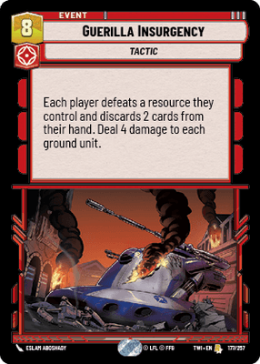 【傷あり特価】【TWI177/EN】Guerilla Insurgency(FOIL)