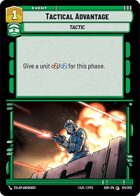 【傷あり特価】【SOR124/EN】Tactical Advantage