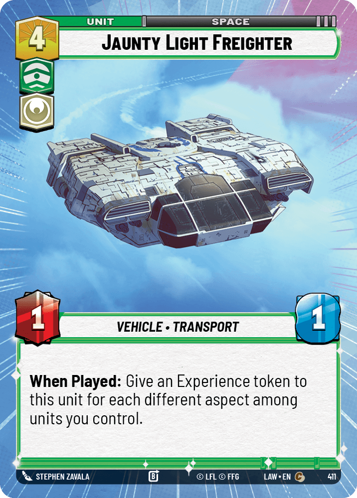 【LAW411/EN】Jaunty Light Freighter (Hyperspace)