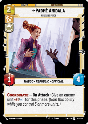 【傷あり特価】【TWI192/EN】Padmé Amidala - Pursuing Peace
