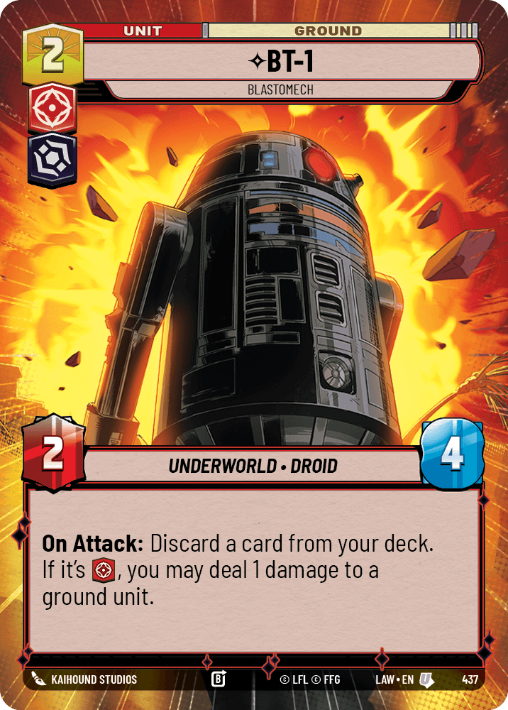 【LAW437/EN】BT-1 - Blastomech (Hyperspace)