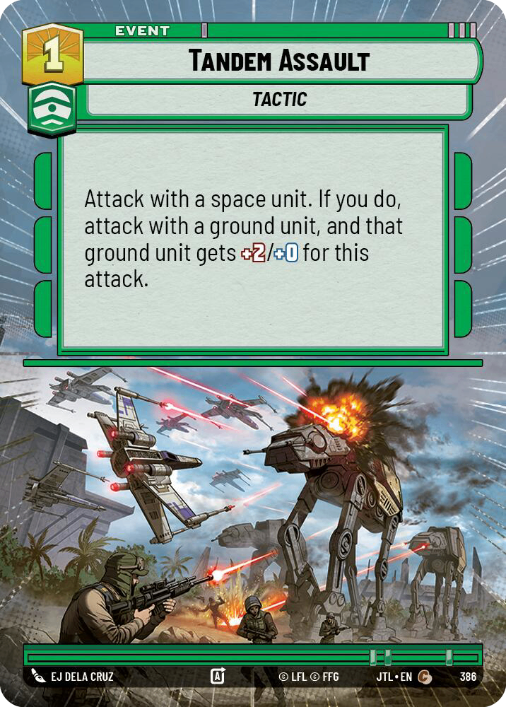 【JTL858/EN】Tandem Assault (HYPERSPACE/FOIL)