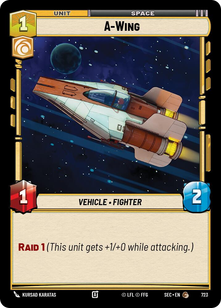 【SEC0723/EN】A-Wing (Foil)