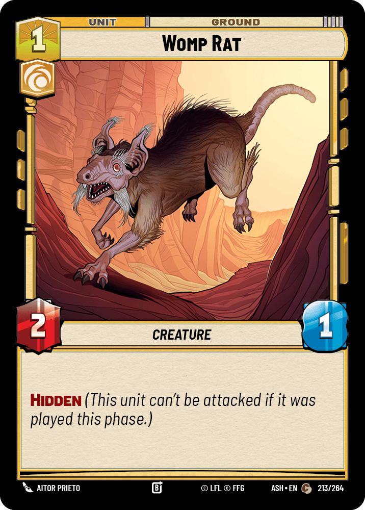 【ASH213/EN】Womp Rat