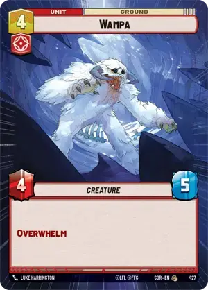 【SOR427/EN】Wampa (HYPERSPACE/FOIL)