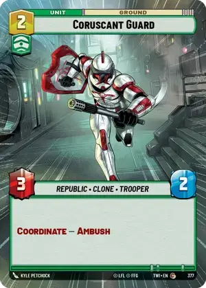 【傷あり特価】【TWI377/EN】Coruscant Guard(HYPERSPACE)