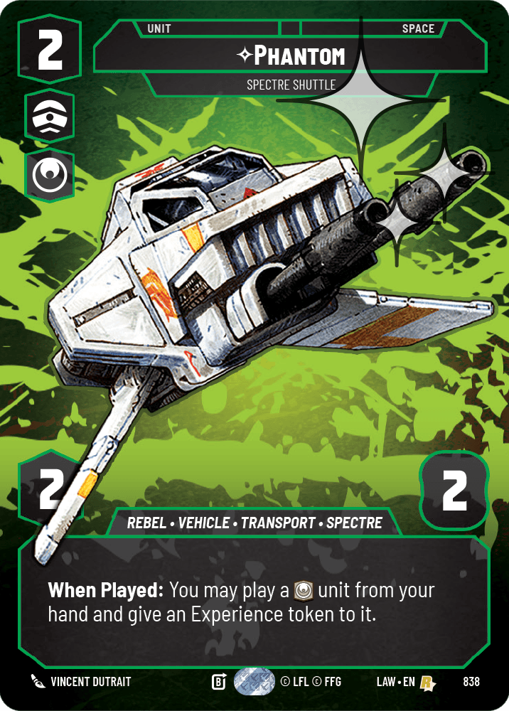 【LAW838/EN】Phantom - Spectre Shuttle(Prestige/Foil)