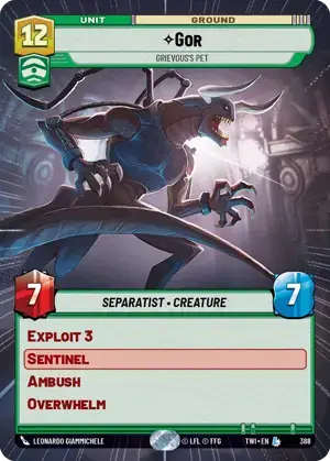 【傷あり特価】【TWI388/EN】Gor - Grievous's Pet(HYPERSPACE)