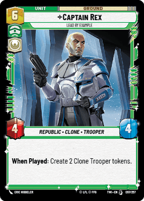 【傷あり特価】【TWI097/EN】Captain Rex - Lead by Example