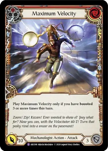 【U-ARC008/EN】Maximum Velocity