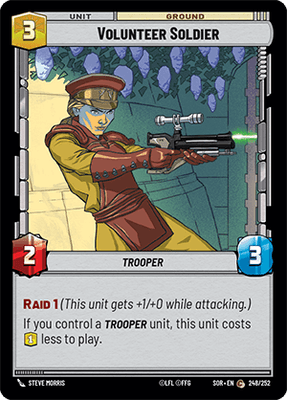 【傷あり特価】【SOR248/EN】Volunteer Soldier