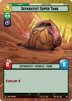 【傷あり特価】【TWI359/EN】Separatist Super Tank(HYPERSPACE)