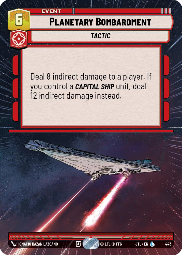 【JTL443/EN】Planetary Bombardment (Hyperspace)
