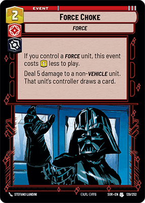 【傷あり特価】【SOR139/EN】Force Choke
