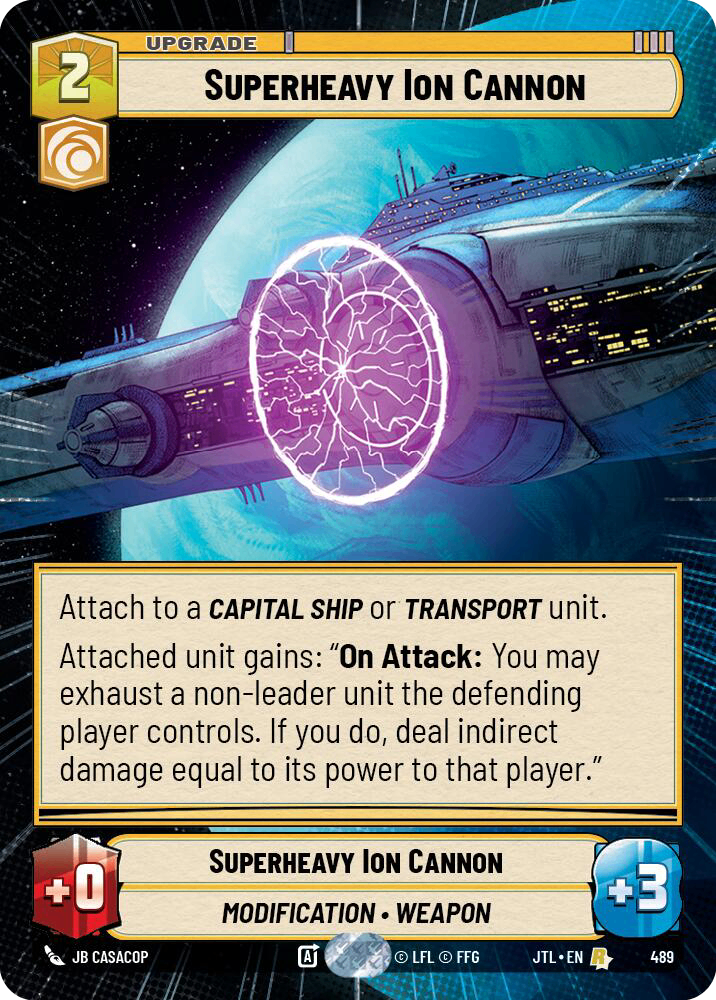【JTL489/EN】Superheavy Ion Cannon (Hyperspace)