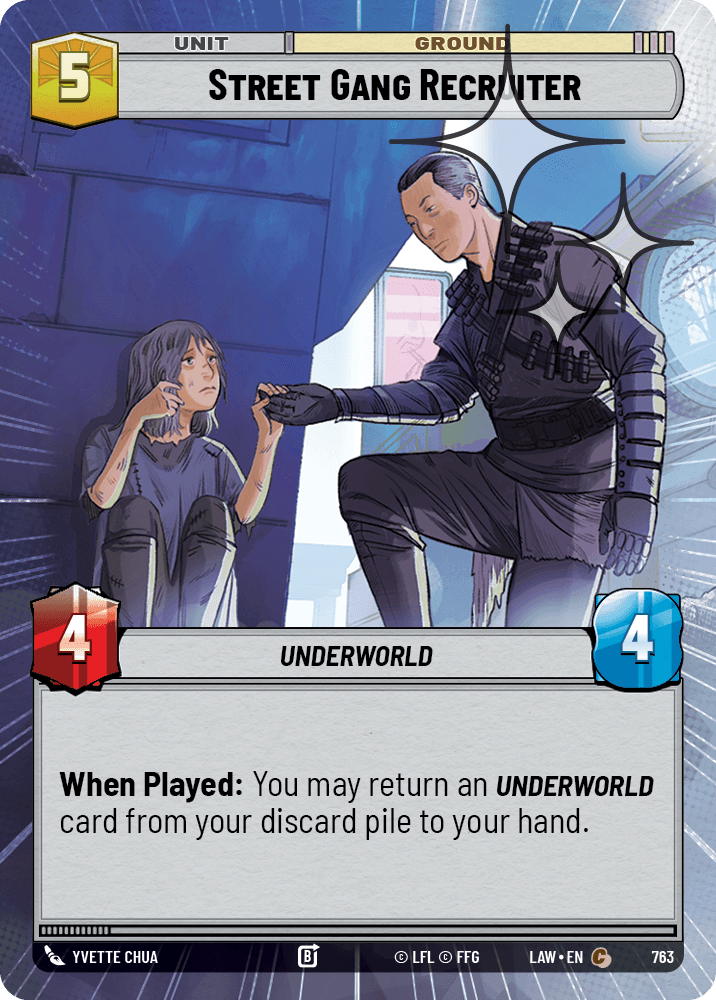 【LAW763/EN】Street Gang Recruiter (Hyperspace/Foil)