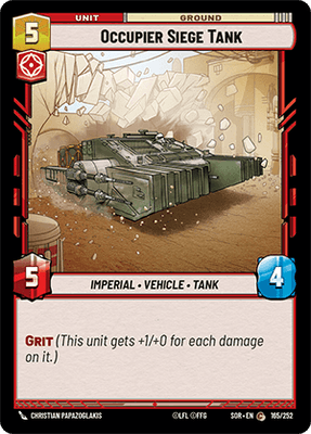【傷あり特価】【SOR165/EN】Occupier Siege Tank